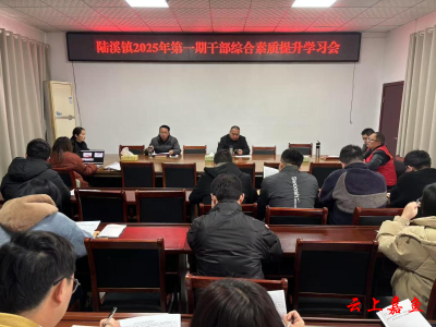 陆溪镇2025年第一期干部综合素质提升学习会召开