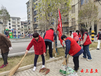 鱼岳镇茶庵社区：汇聚志愿微光闪耀雷锋精神