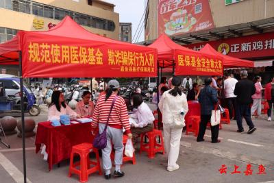 嘉鱼县医保局开展2025年医保基金监管集中宣传月活动