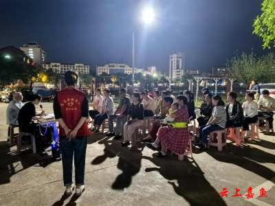 鱼岳镇东街社区300名“中心户长”上任