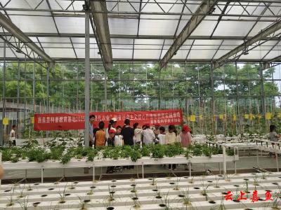 县科协开展“现代农业”科普社会主义核心价值观教育实践活动