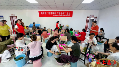 新街镇举办“我们的节日”端午节包粽子比赛