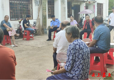 渡普镇烟墩村：夜话连民心，共筑防护网