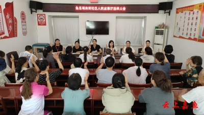 民主之光点亮社区治理新征程——鱼岳镇南街社区举行人民议事厅选举大会