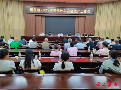 嘉鱼：筑牢校车安全根基守护平安上下学路
