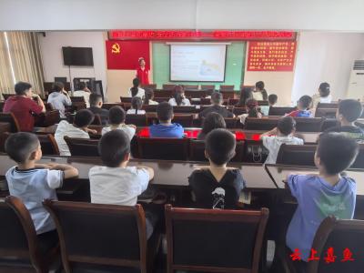 鱼岳镇茶庵社区：危险水域勿靠近 安全防线筑心间