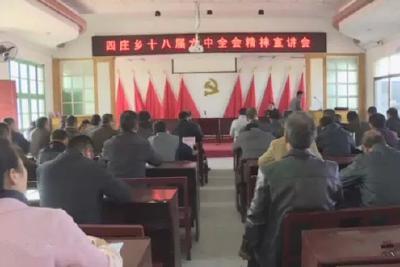 四庄乡组织学习十八届六中全会精神