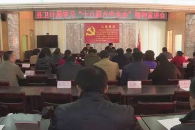 通城县各级各部门学习贯彻十八届六中全会精神