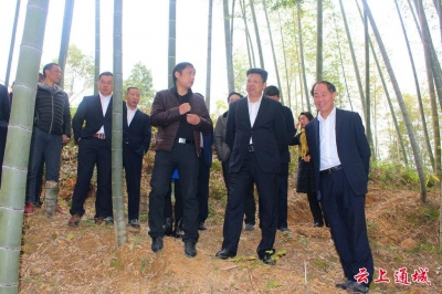 劲牌有限公司董事长吴少勋一行来通城考察