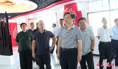 市人大常委会组织人大代表来我县开展脱贫攻坚交叉视察工作
