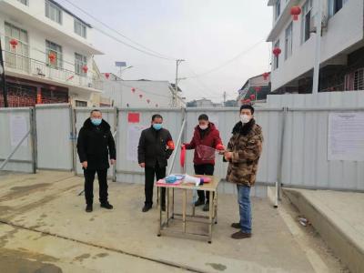 【让党旗在防疫一线高高飘扬】通城县大坪乡：基层党员奋战一线   倾情守护乡亲安全