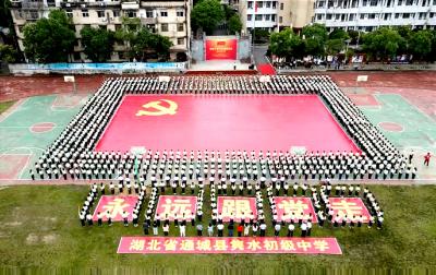 通城：千名师生齐聚党旗下 宣誓永做红色接班人