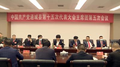 【聚焦党代会】中国共产党通城县第十五次代表大会举行主席团第五次会议