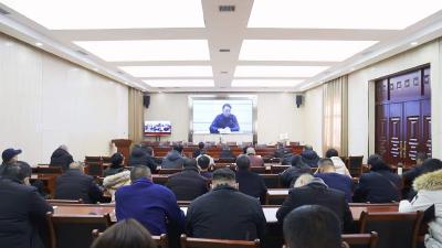 咸宁市安全生产、根治欠薪、疫情防控工作电视电话会议召开
