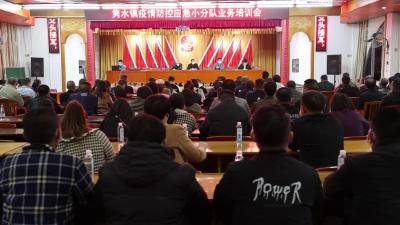 视频-【疫情防控不放松】隽水镇开展疫情防控业务培训