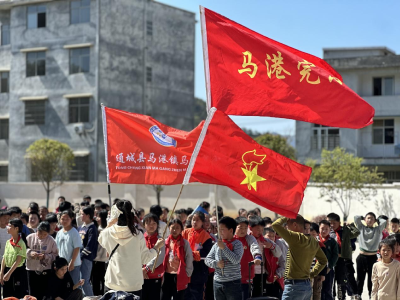 通城县马港镇马港完小：清明寄哀思 鲜花祭英烈