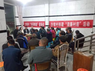 通城县沙堆镇：屋场连心共话发展 共同缔造幸福农村