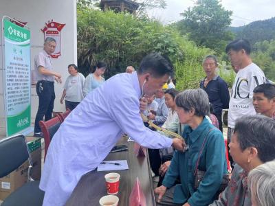 通城县麦市镇天门村：市医学会“送医送药” 守护群众身体健康