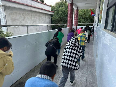 通城县大坪乡水口学校开展消防安全主题教育活动