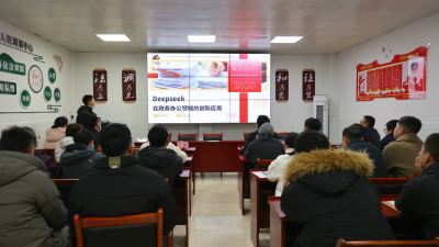 通城县塘湖镇组织召开DeepSeek智能办公应用专题学习研讨会