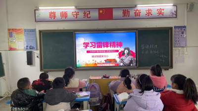 通城县塘湖镇夏家完小开展“学雷锋，文明实践我行动”活动