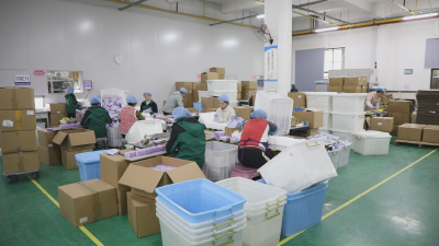【聚力建支点 夺取“开门红”⑮ 】湖北艾舒宝生活用品有限公司：订单红火销售旺