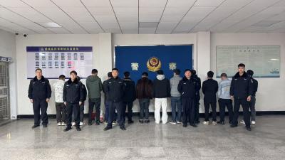 通城县警方捣毁赌博窝点 13名涉赌人员被拘