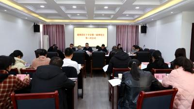通城县红十字会第一届理事会第三次会议召开