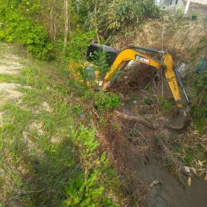 通城县沙堆镇坪坳村：河道整治进行时 共筑生态新家园