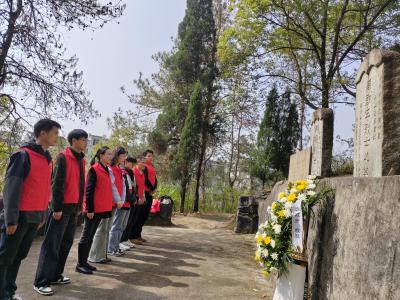 通城县石南镇开展“我们的节日·清明节”新时代文明实践祭扫活动