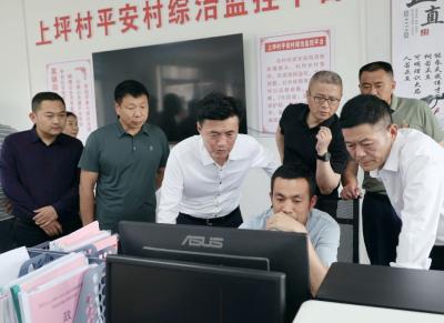 杨修伟调研农村集体“三资”管理及乡村振兴资金使用监管突出问题专项整治工作