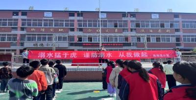 通城县麦市镇陈塅完小：“预防溺水，从我做起”宣誓签名活动