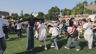 通城一中：高三学生体验别样减压课 趣味运动助力高考冲刺