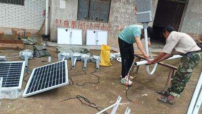 通城县沙堆镇罗塘村：路灯照亮出行路，点亮乡村新生活
