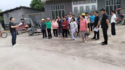 以练筑防！通城县沙堆镇罗塘村开展防汛应急避险转移演练