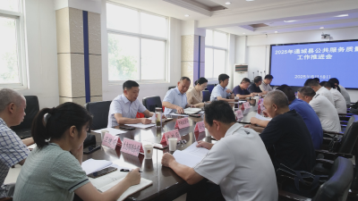 通城县召开2025年公共服务质量提升工作推进会