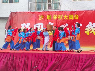 通城县沙堆镇开展“迎七一”文化惠民演出