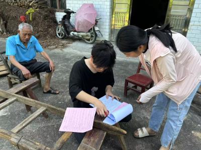 通城县沙堆镇开展防溺水入户宣传，筑牢安全防护网