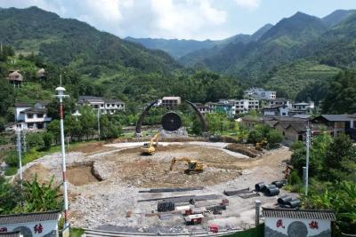 【聚焦药姑山古瑶村提档升级①】国庆前焕新亮相！通城药姑山古瑶村升级改造有序推进 