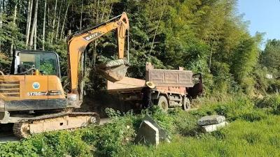 通城县沙堆镇罗塘村人大：推进水毁公路维修及后续清理工作