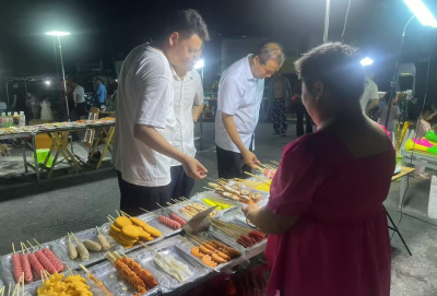 通城县大坪乡：“热”中有险，夜间巡逻筑牢安全防线