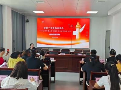 通城县大坪乡召开党建工作业务培训会