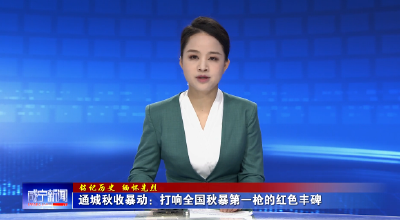 【铭记历史 缅怀先烈】通城秋收暴动：打响全国秋暴第一枪的红色丰碑 