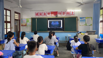 通城县隽水镇石泉小学：班会播撒禁毒种 校园盛开无毒花