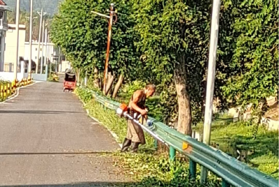 通城县北港镇枫树村：清除杂草 优化人居环境