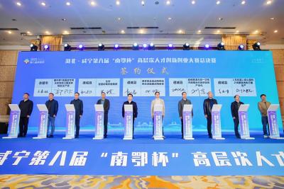 通城斩获 “南鄂杯” 佳绩 4个优质项目签约赋能产业升级