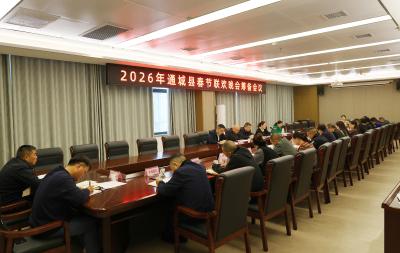 通城县召开2026年春节联欢晚会筹备会议