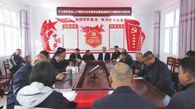 通城县领导到关刀镇宣讲党的二十届四中全会精神