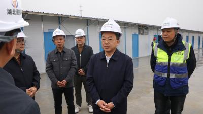 黄建平调研重点项目进展情况时强调：以高质量项目建设为高质量跨越式发展增势赋能  