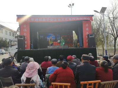 2025通城平安法治文艺宣传走进横冲村，共筑和谐乡村基石